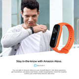 Amazfit Band 5 Activity Fitness Tracker for Women, Alexa Built-in, 15-Day Battery Life, Blood Oxygen, Heart Rate, Sleep & Stress Monitoring, 5 ATM Water Resistant, Health Smart Watch, Orange