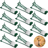 Qualirey 12 Pcs Outdoor Gopher Trap Easy Set Mole Trap Weather Resistant Gopher Killer Vole Trap for Lawn Garden Farm (Green)