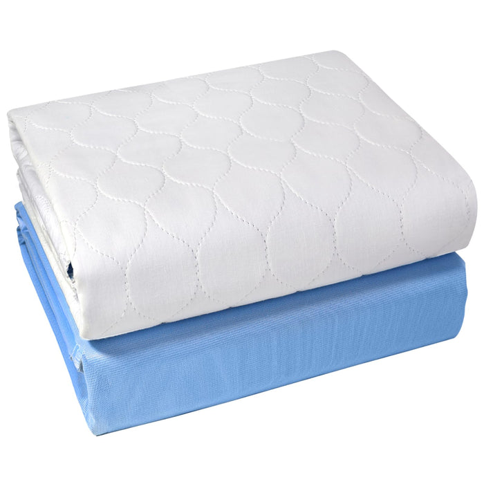 Incontinence Bed Underpads 34"X36" (2 Pack), Washable and Reusable, Waterproof Sheet and Mattress Protectors for Kids, Adults, Elderly and Pets