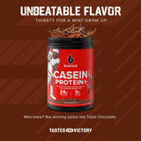 Six Star Casein Protein Powder Elite Casein Protein Powder Slow-Digesting Micellar Casein Protein Powder for Muscle Gain Triple Chocolate Protein Powder, 2 lbs (26 Servings) (Package May Vary)