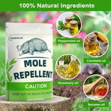 DALIYREPAL Mole Repellent,Vole Repellent Outdoor,Gopher Repellent, Mole Repellent for Lawns,8 Count Natural Gopher Repellent Keep Moles and Voles Out of Your Lawn and Garden, Safe Around Pet & Plant