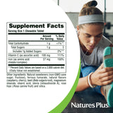 NaturesPlus Chewable Iron - 27 mg, 90 Chewable Tablets - High Potency Supplement with Vitamin C & Herbs, Promotes Healthy Blood, Natural Energy - Vegetarian, Gluten-Free - 90 Servings