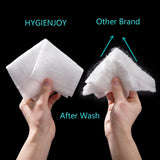 Hygienjoy 25 Count Skin Cleaning Wipes, Hypoallergenic, Residue Free, Thickness Keeping, Ideal for Camping and Hiking