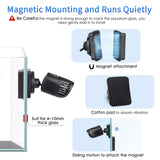 hygger Mini Wave Maker for 5~20 Gallon Aquarium with Magnetic Mount Quiet Powerhead for Saltwater and Freshwater Fish Tank 530GPH