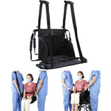 REAQER Transfer Belt Patient Lift Aid Slide Board for Lifting Seniors Wheelchair Seatbelt Stair Lifts Assist Transferring for Elderly Bariatric,Handicap Mobility Aids Equipment(8Handles +2 Straps)