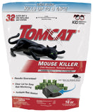 Tomcat Mouse Killer(e) Refillable Station for Indoor Use - Child Resistant (1 Station with 32 Baits)