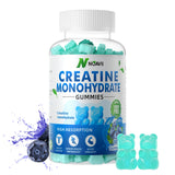 NOAVII Creatine Monohydrate Gummies 5000mg for Men & Women, Chewables Creatine Monohydrate for Muscle Strength, Muscle Builder, Energy Boost, Pre-Workout Supplement(90 Count)-Blueberry