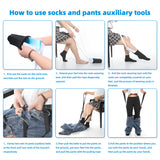 Sock Aid Tool and Pants Assist for Elderly, Disabled,Pregnant, Diabetics - Pulling Assist Device - Socks Helper