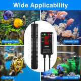 SZELAM Aquarium Heaters 100W Submersible Fish Tank Heater, Anti-Dry Burning and Anti-Overheating, Explosion-Proof Fast Heating Fish Heater for Freshwater and Saltwater Aquarium Tank Heater