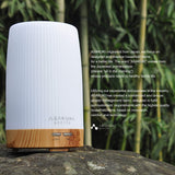 ASAKUKI 100ml Essential Oil Diffuser, 5 in 1 Ultrasonic Aromatherapy Diffuser with Intermittent Timer, 7 LED Lights and Auto-Off Safety Switch