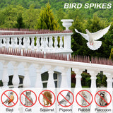 Mageloly 20 Packs Bird Spikes for Outside, Bird Deterrent Spikes for Pigeon Cats Woodpecker Squirrel to Keep Birds Away