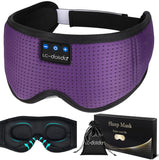 Sleep Mask with Bluetooth Headphones,LC-dolida Sleep Headphones Bluetooth Sleep Mask 3D Sleeping Headphones for Side Sleepers Best Gift and Travel Essential (Elegant Purple)