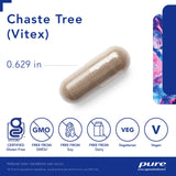 Pure Encapsulations Chaste Tree (Vitex) | Supplement to Support Healthy Menstrual Cycle Duration and Flow, Reproductive Function, and Breast Comfort* | 120 Capsules