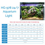 hygger Advanced LED Aquarium Light with Timer, 24/7 Lighting Cycle & DIY Mode, Full Spectrum Fish Tank Light for 24-30 in Planted Tank