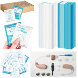 Timgle 300 Count Hearing Aid Wipes Individually Wrapped Cleaning Towelettes Phone Cleaning Wipe Laptop Cleaner Wipe for Hearing Amplifier Earwax Earbuds Earmold Earplugs in Ear Monitor (Blue)