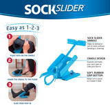 Allstar Innovations - Sock Slider - The Easy on, Easy off Sock Aid Kit & Shoe Horn | Pain Free No Bending, Stretching or Straining System that Packs up for Convenient Travel, As Seen on TV