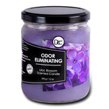 Lilac Blossom Odor Eliminating Highly Fragranced Candle - Eliminates 95% of Pet, Smoke, Food, and Other Smells Quickly - Up to 80 Hour Burn time - 12 Ounce Premium Soy Blend