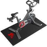 Crostice Bike Trainer Mat Accessories Compatible with Peloton Bike & Bike Plus, for Cycling Home Gym