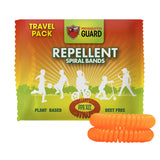 Mosquito Guard 20 Individually Wrapped Mosquito Repellent Bracelets for Kids - Plant Based DEET Free Mosquito Bands - Mosquito Repellent Outdoor Patio