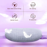Portable Cordless Heating Pad,Heating Pad for Back Pain with 3 Modes,Portable Electric Fast Heating Belly Wrap Belt for Women and Girl(Purple)