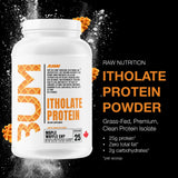 RAW Whey Isolate Protein Powder, Maple Waffle Eh (CBUM Itholate Protein) - 100% Grass-Fed Sports Nutrition Powder for Muscle Growth & Recovery - Low-Fat, Low Carb, Naturally Flavored - 25 Servings