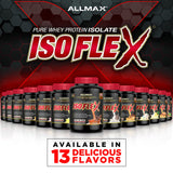 ALLMAX ISOFLEX Whey Protein Isolate, Cookies & Cream - 5 lb - 27 Grams of Protein Per Scoop - Zero Fat & Sugar - 99% Lactose Free - Gluten Free & Soy Free - Approx. 75 Servings