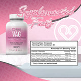 Pretty Privates Vagina Tightening Pills for Women - Tighten and Cleanse While Increasing Lubrication with No Weight Gain - 60 Capsules