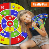 BooTaa 2 Pack 29" Large Dart Board for Kids, Kids Dart Board with 20 Sticky Balls, Boys Toys, Indoor/Outdoor Fun Party Play Game Toys, Birthday Gifts for 3 4 5 6 7 8 9 10 11 12 Year Old Boys Girls