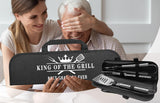Grandpa Gifts, Grilling Gifts for Grandfather, Gifts for Grandpa Papa Christmas Birthday Retirement Form Grandchildren, Unique Useful Gifts for Elderly Men Stocking Stuffers Ideas, BBQ Set 3 with Bag