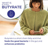 BodyBio Butyrate with Calcium & Magnesium - Supports Healthy Digestion, Gut & Microbiome - Leaky Gut Repair - Control Bloating - Healthy Inflammation Response - Fuel for Healthy Gut - 250 Capsules