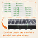 Gardzen 5-Set Seed Starter Tray Kits, Plant Germination Trays, Seed Starting Trays with Dome and Base (40-Cell Per Tray)