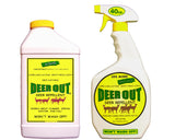 Deer Out Deer Repellent - Starter Combo Kit: 40oz Ready to Use Spray & 32oz Concentrate