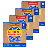 Fresh Cab Botanical Rodent Repellent - Environmentally Friendly, Keeps Mice Out, 16 Scent Pouches (4 Packs of 4)