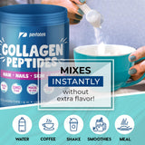 Collagen Powder for Women Men Types I & III Unflavored Easy to Mix Hydrolyzed Protein Peptides (1Lb) Non-GMO Grass-Fed Gluten-Free Kosher Pareve Healthy Hair Skin Joints and Nails