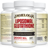 Liposomal Glutathione 2000 mg with L-Serine, L-Glycine & Sulforaphane – Active L-Glutathione Unique Formulation to Enhance Absorption - Master Antioxidant, Detoxifying & Immune | 180 Softgels