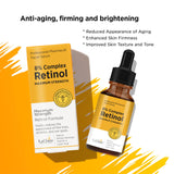 LaClaire Retinol Complex Face Serum, Anti-Aging, Brightening, Firming, Smoothing, 30 ml