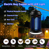 Jawlark Bug Zapper Outdoor with LED Light, 4200V Electric Mosquito Zapper, Insect Fly Zapper Outdoor Indoor, 5ft Power Cord, IPX6 Waterproof, Plug in Mosquito Killer for Patio Yard Home