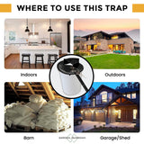 GARDENGUARDIAN - Mouse Trap Bucket Lid - 5 Gallon Bucket Mouse Trap - Mouse Traps Indoor - Rat Trap - Rat Flip & Slip Trap - Safe & Humane Rodent Control - Indoor/Outdoor Pet-Friendly Solution