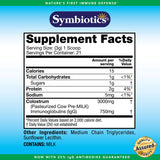 Symbiotics Colostrum Plus Powder 2.25 oz (63.8 g) - Immunity Support - Promotes Athletic Performance and Optimal Iron Levels - Immunoglobulin - 25% lgG Antibodies - Gluten Free