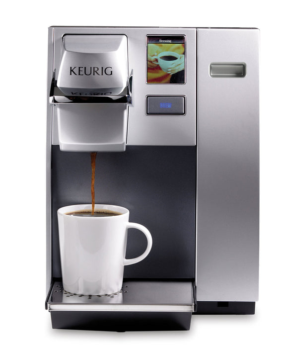 Keurig K155 Office Pro Single Cup Commercial K-Cup Pod Coffee Maker & Brewer Cleanse Kit For Maintenance Includes Descaling Solution & Rinse Pods