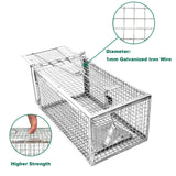 SZHLUX Rat Traps Indoor,Humane Rat Trap That Work for Home Outdoor,Small Squirrel Rodent Animal-Mouse Vole Chipmunk Baby Rabbit Live Trap Cage,Catch and Release.