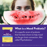 InnovixLabs Mood Probiotic Supplement - Clinically Studied Digestive & Mood Probiotics for Women and Men with Lactobacillus helveticus Rosell-52ND & Bifidobacterium longum Rosell-175, 60 Capsules