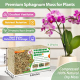 Legigo 4.4LBS Premium Sphagnum Moss for Plants- 80QT Natural Succulent Carnivorous Plant Moss Dried, Long Fiber Orchid Moss for Orchid Repotting Succulent Sarracenia Potted Plants Gardening & Reptiles