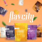 FlavCity Electrolytes Drink Mix, Variety Pack, 28 On-The-Go Stick Packs - Healthy Electrolytes Powder Packets Made with Real Fruit - Keto Powdered Drink with No Added Sugar, Gluten-Free