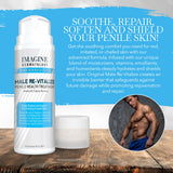 Imagine Dermatology Male Re-Vitalize Original Penile Health Cream for Men - Relieve, Restore and Support Skin - Moisturizer Penile Lotion - Large Value Size (5fl oz/150ml)