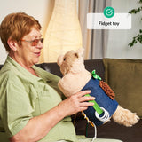Fidget Muff Cat and Blanket for Elderly | Fidget Blanket for Dementia | Dementia Products for Elderly | Gift and Activities for Seniors with Alzheimer’s or Dementia | Sensory Fidget Toys