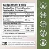 Quercetin with Vitamin C and Zinc - Quercetin 500mg - Quercetin with Bromelain - Zinc Quercetin - 120 Veggie Caps. Quercetin Supplements + Vitamin D3 (Non-GMO, Gluten-Free, Vegan) 2 Month Supply