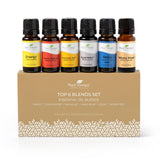 Plant Therapy Top 6 Essential Oil Blends Set 100% Pure, Undiluted, Natural Aromatherapy, Therapeutic Grade 10 mL