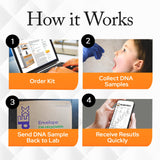 Grandparent DNA Home Test Kit - Includes one Grandparent & one Child. (at Home - for Personal Purposes Only) – Free Return Shipping to Lab, All Lab Fees Included - Results in 6 Business Days