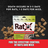 EcoClear Products 620102, RatX All-Natural Poison Free Humane Rat, Mouse, 3 lb. Bag